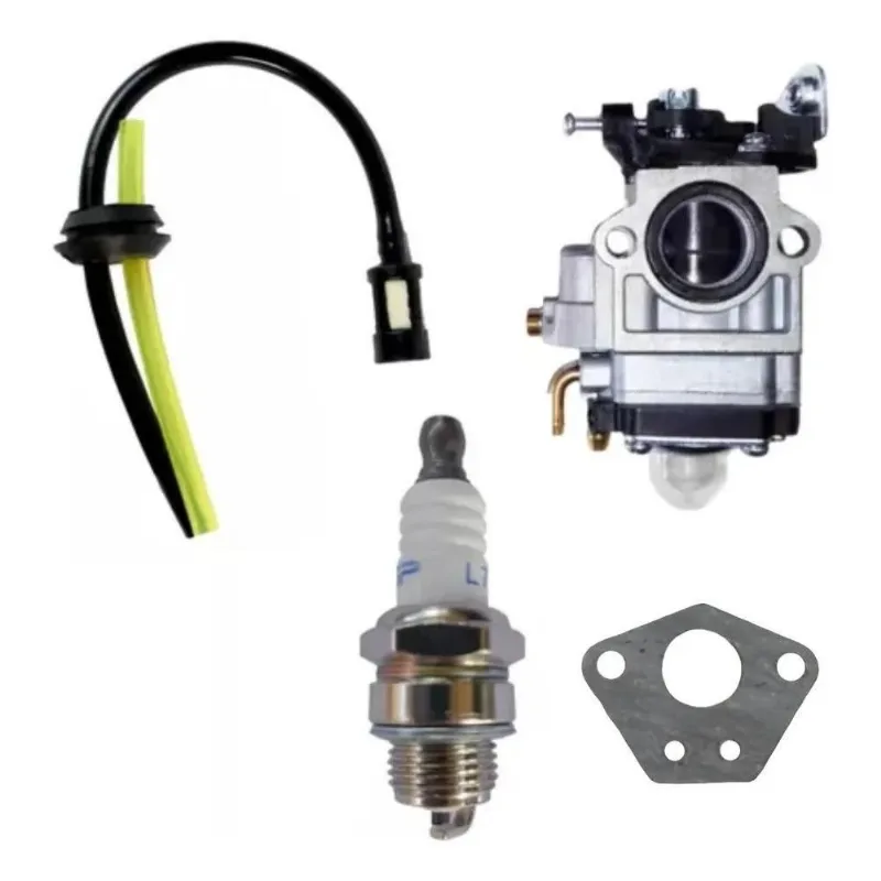 Carburador Roçadeira 43cc 52cc 63cc + Mangueira Junta Vela