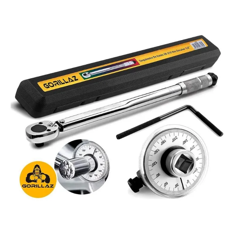 Torquimetro De Estalo 1/2 Pol 2.8 A 21kg Gorillaz Com Medido