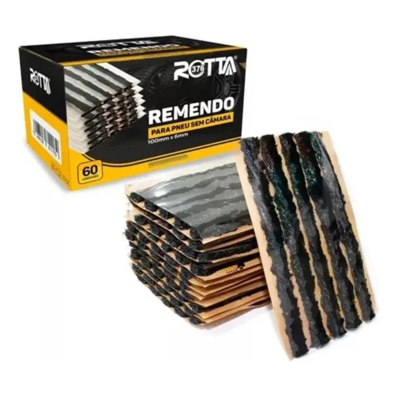 3x Refil Pneu Remendo Macarrão 6mm Jet - Semelhante Vipal
