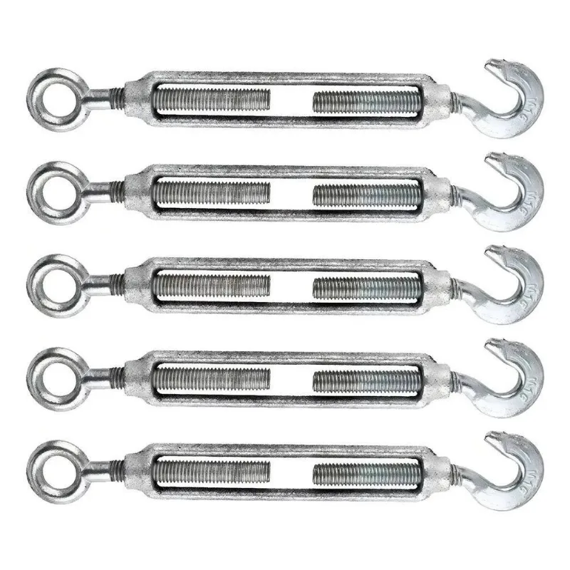 Esticador De Cabos De Aço 3/16 Pol. (4,8 Mm) 10 Peças