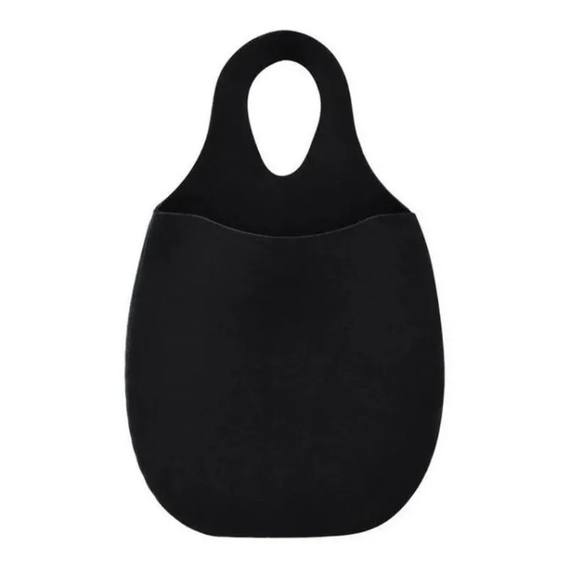 Lixeira Para Carro Preta Lisa Universal Resistente A Água