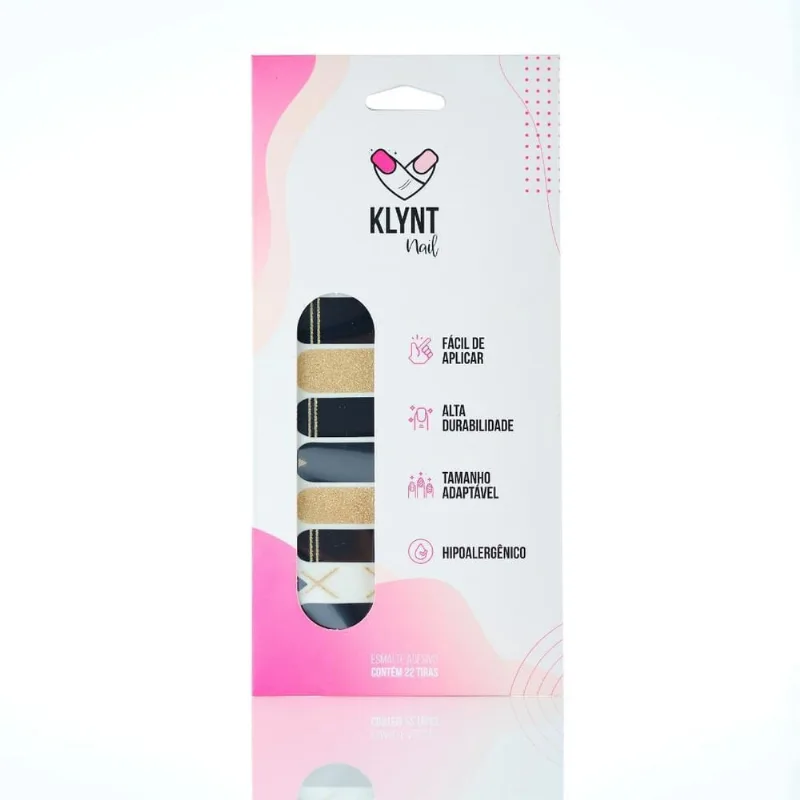 Esmalte Adesivo Milan Com 22 Adesivos Klynt Nail Original