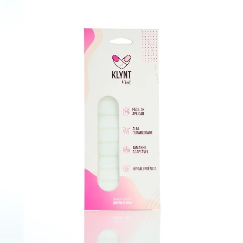 Esmalte Adesivo Snow Com 20 Adesivos Klynt Nail Original
