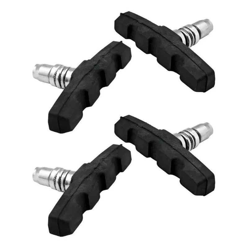 Kit 2 Pares Sapatinha De Freio V-brake 70m Pastilha