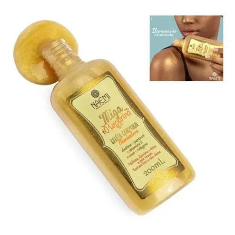 Gel Hidratante Iluminador Corporal Pele Macia - Coco - Pote