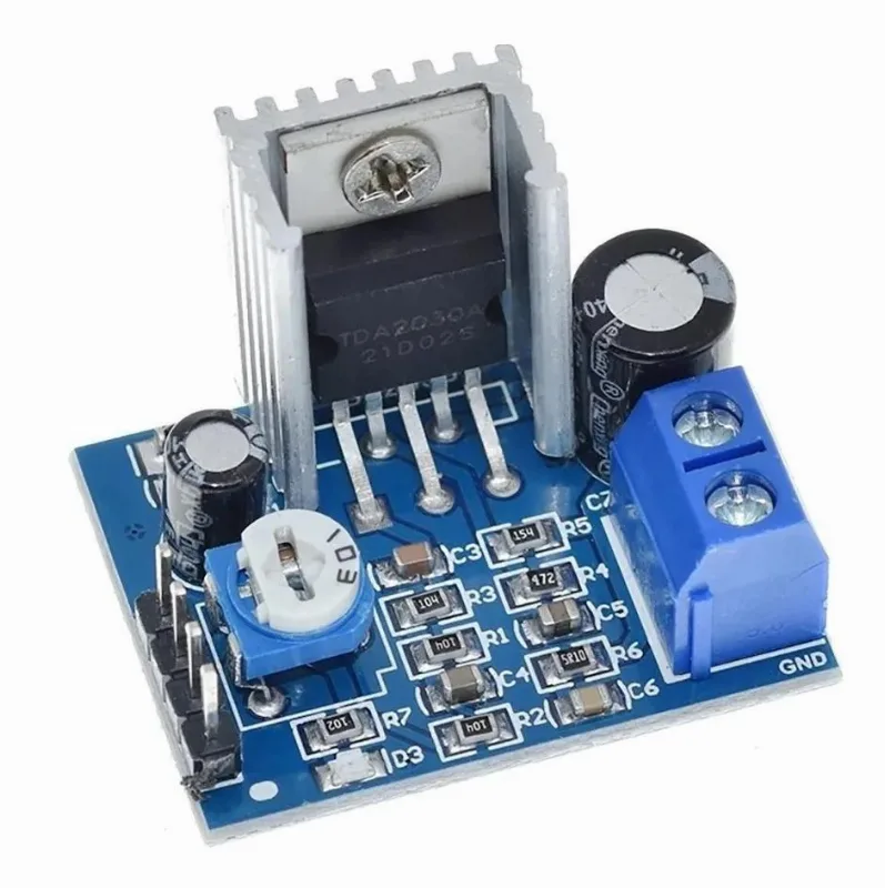 Módulo Mini Amplificador De Som Tda2030a Mono 1 Canal 18w