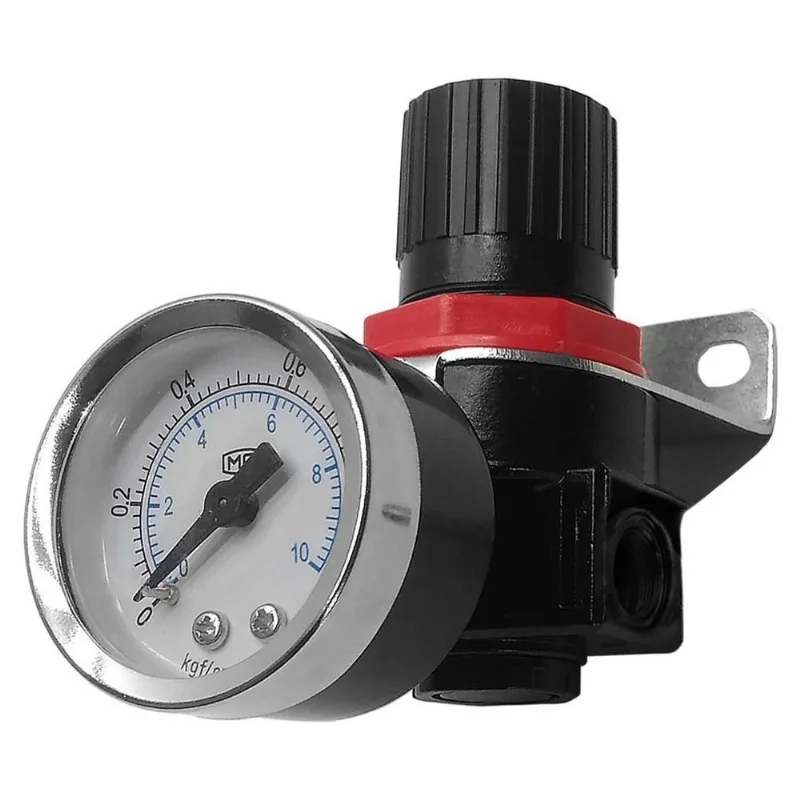 Regulador De Pressão P Compressor Com Manômetro 1/4 Ar2000