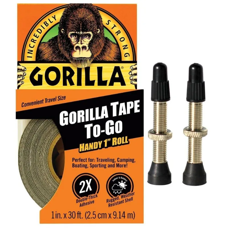 Fita De Aro Tubeless Gorilla To-go 9.15m + Par Válvula 35mm