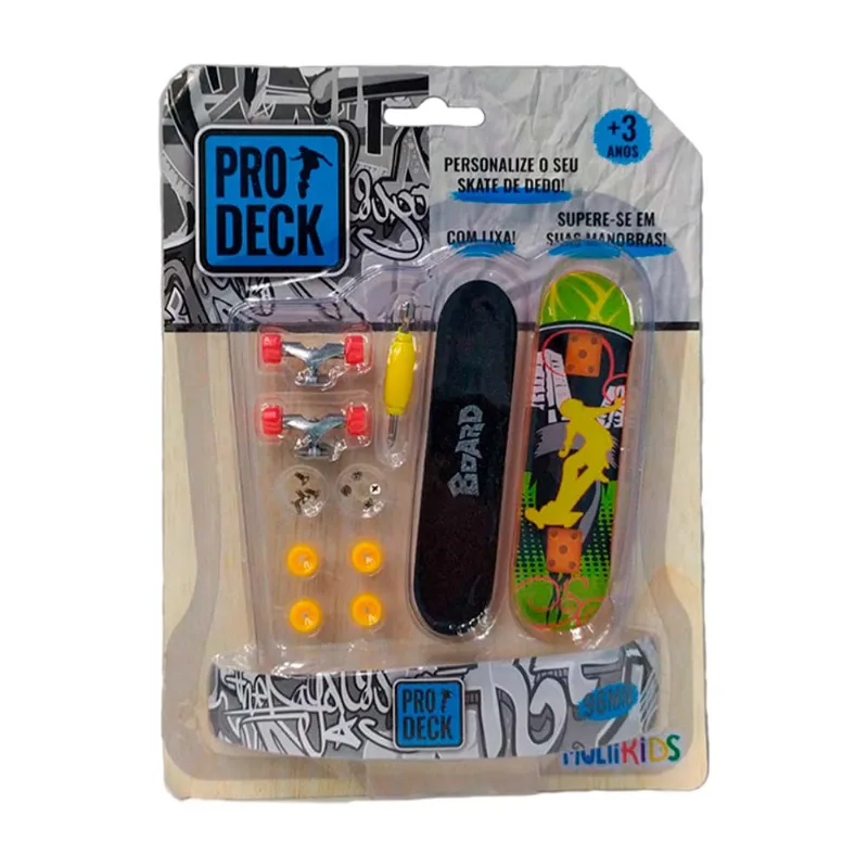 Skate De Dedo 9 Cm Pro Deck Urbano Multikids