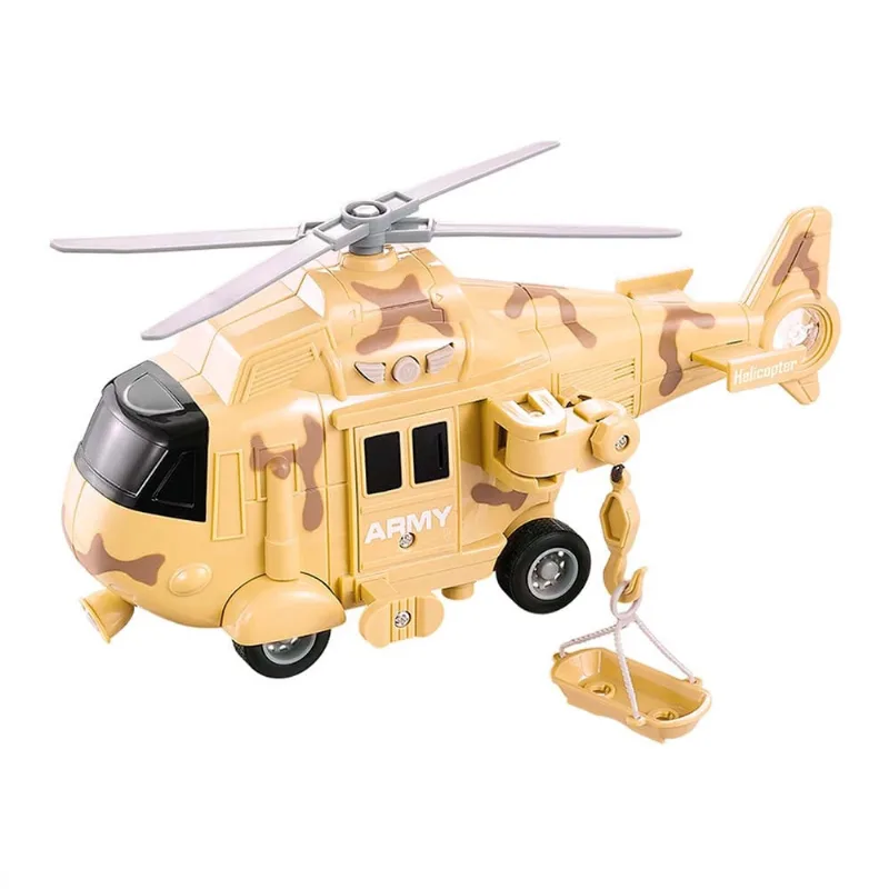 Helicóptero de Fricção - Operação Resgate - dm Toys