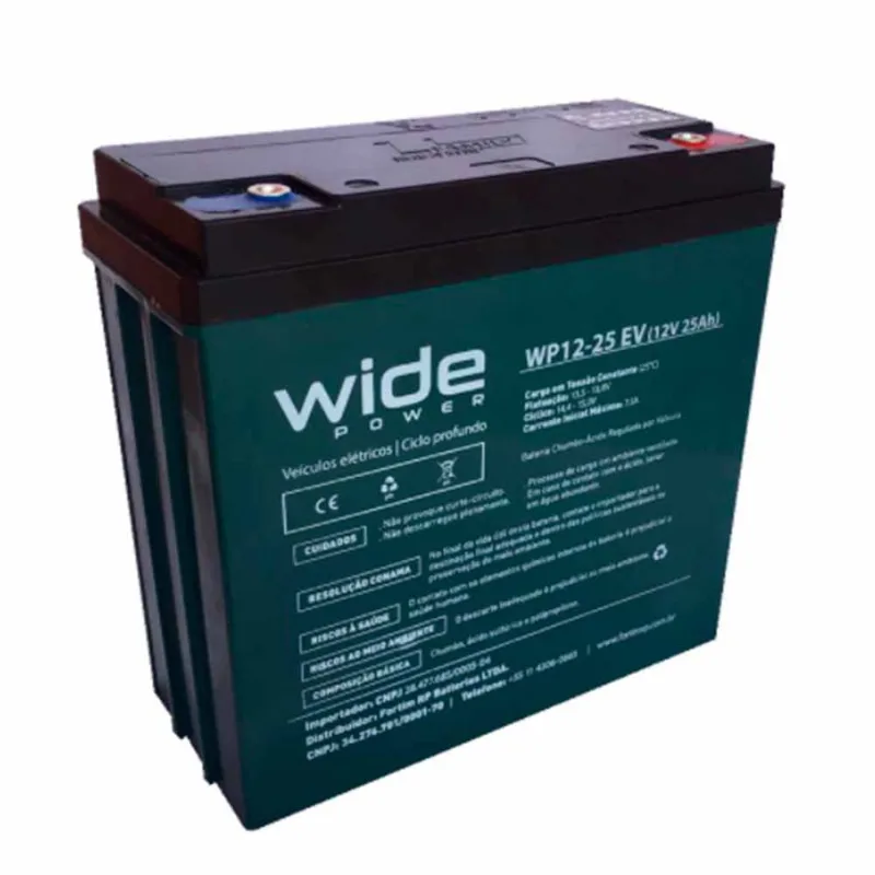 Bateria Selada Wp12 25ev 12v 25ah Wide Power