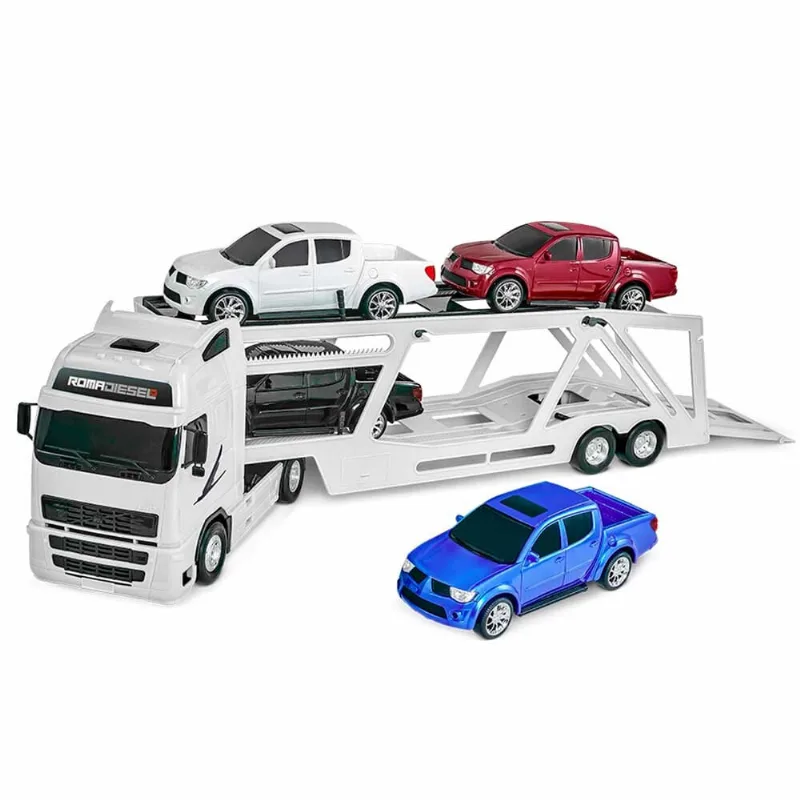 Caminhao Roda Livre Roma Diesel Rx Cegonheira Branco Roma
