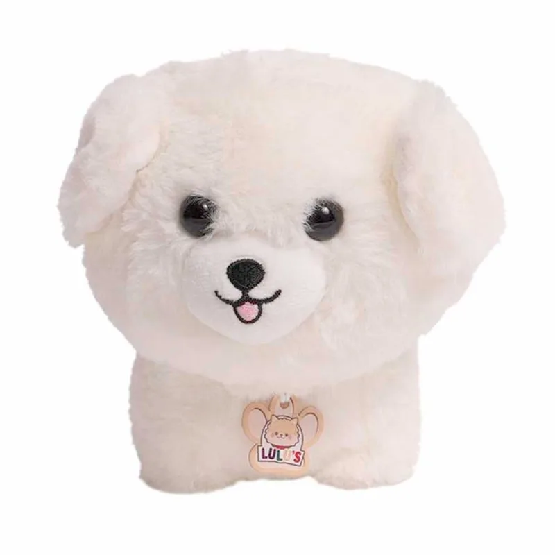 Pelucia Infantil Lulus Cachorrinho Branco Fun Divirta Se
