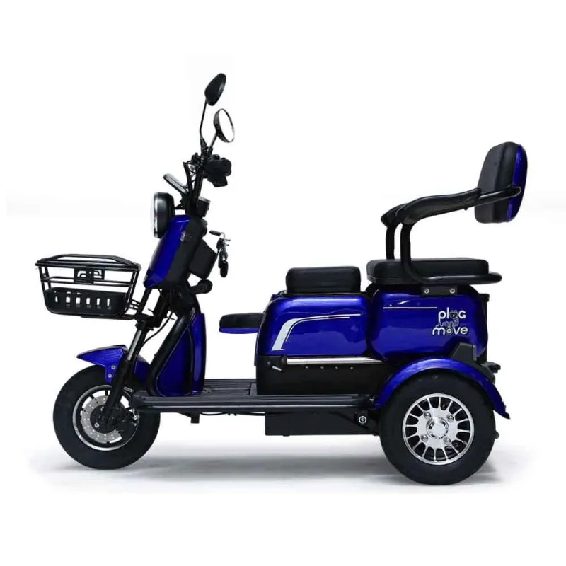 Triciclo Eletrico - Smart Pam 800w 48v - Azul - Plug And Move