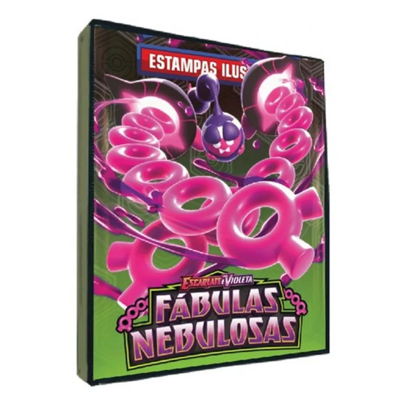 Album Pasta Fabulas Nebulosas p/ 360 Cartas Pokemon Cards