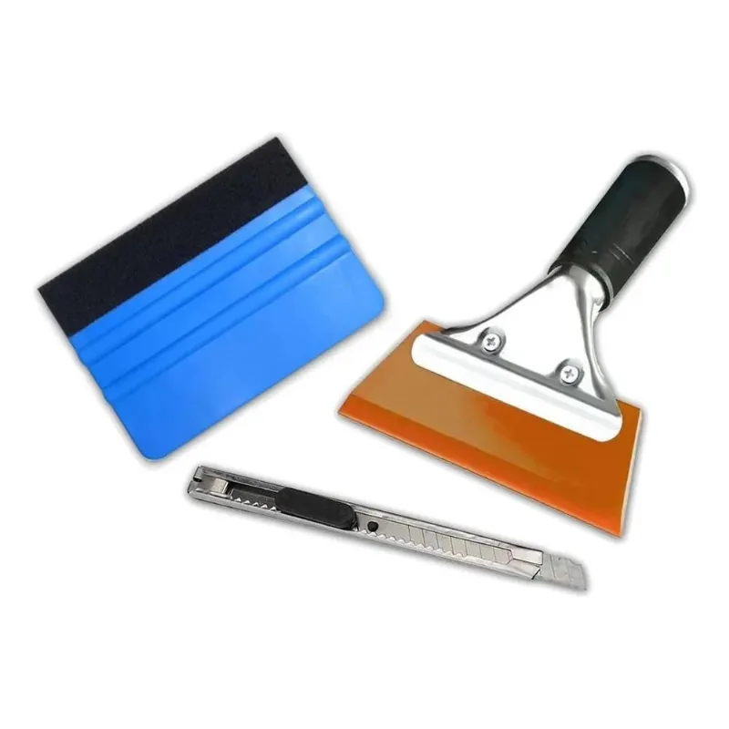 2x Kit Completo Insulfilm Rodo Estilete E Espátula Profissio