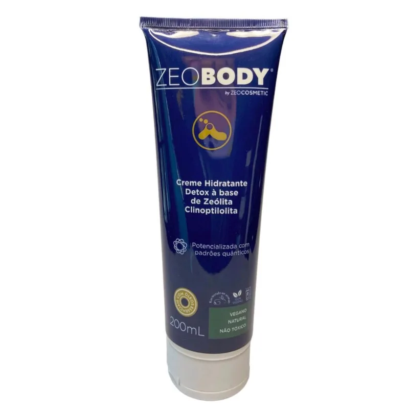 Creme Hidratante Detox à Base de Zeólita ZeoBody Perfumado 200ml