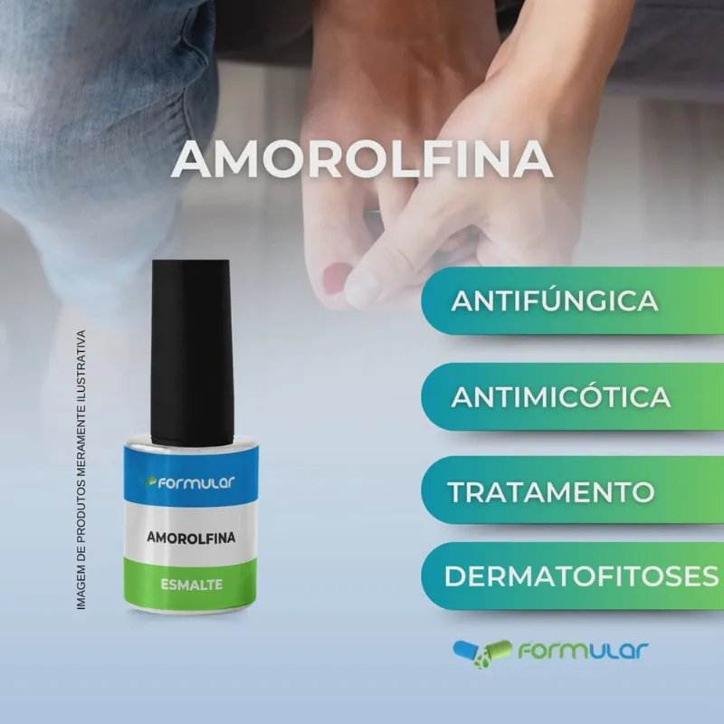 Antifúngico De Alta Performance 50mg/ml - 2,5 Ml - Amorolfina - Esmalte