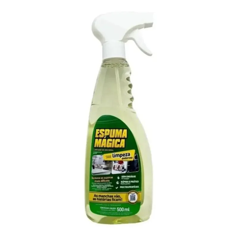 5x Espuma Magica Proauto Tira Manchas Carro Sofa Tapete - 50