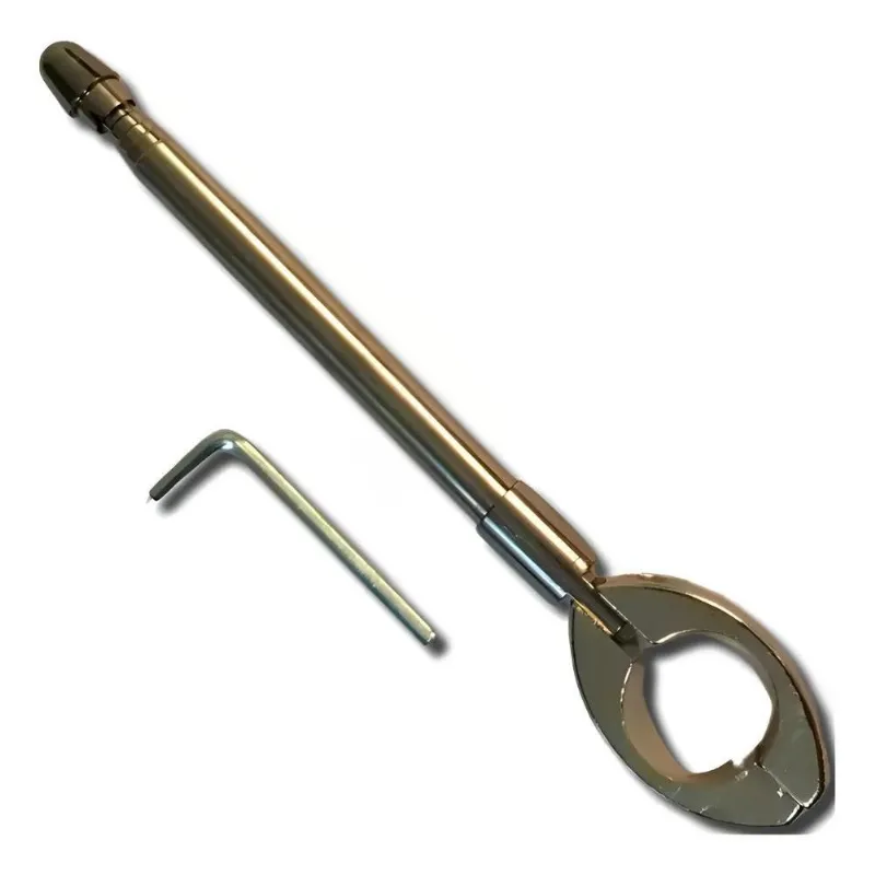 Antena Corta Linha Pipa Motoboy Proteção Aço Inox Guidão