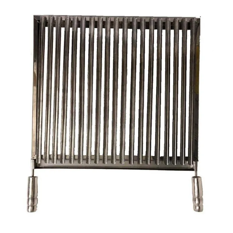 Grelha Argentina Inox 60X50 Parrilha Reforçada Grill