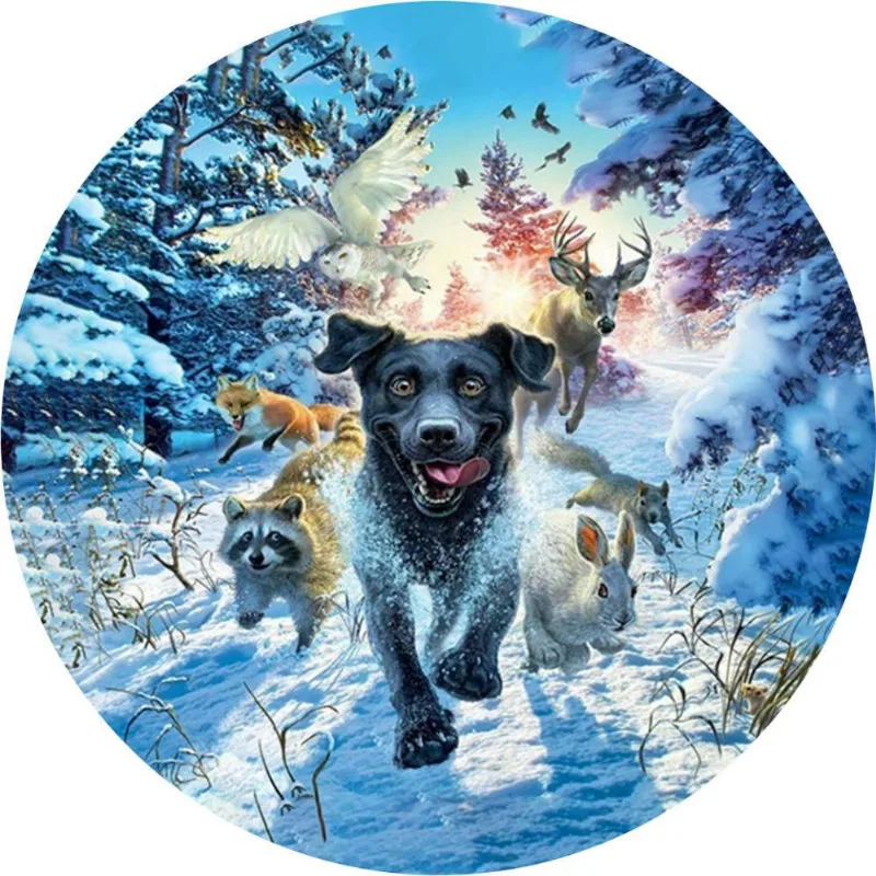 Capa Para Estepe Ecosport Crossfox Animais Na Neve