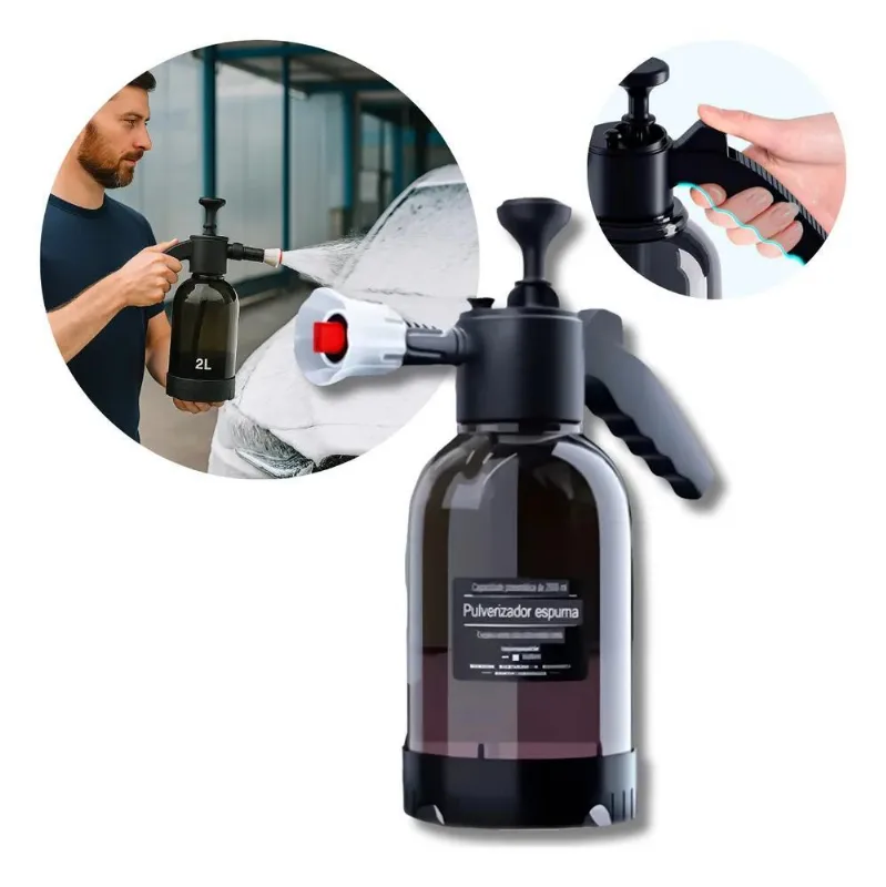 Pulverizador Manual De Alta Pressão Automotivo Borrifador 2l