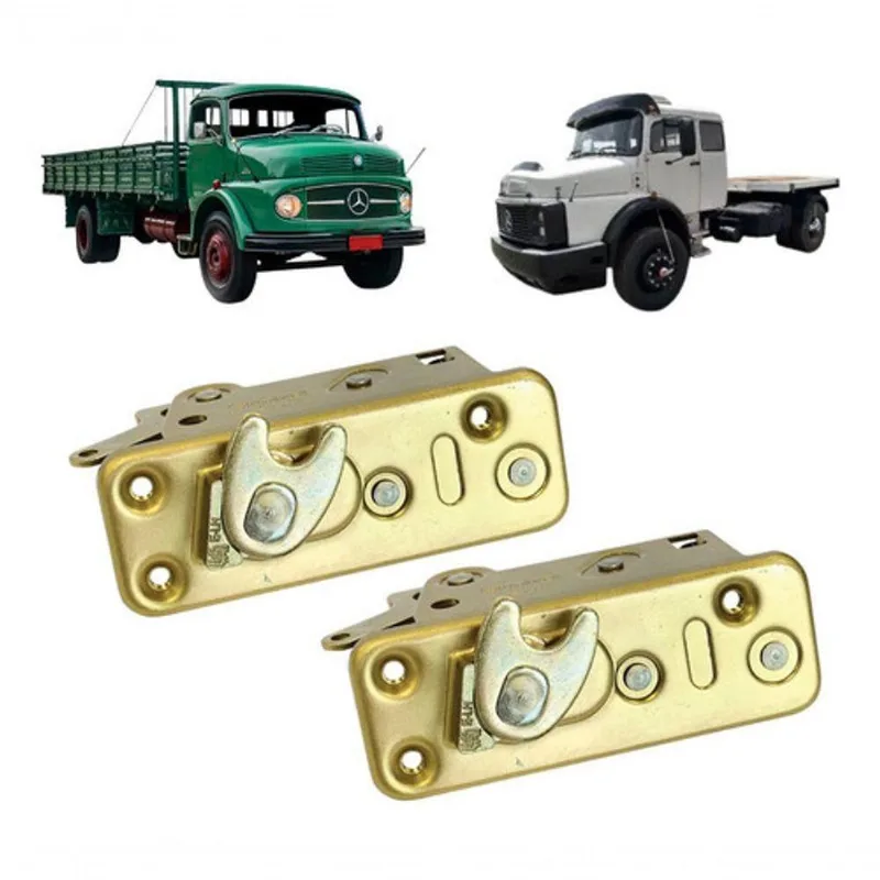 Fechadura De Porta Automotiva Dianteira Par De Fechaduras Porta Cam Mb 1111-1113-1116 85-94 [f103]