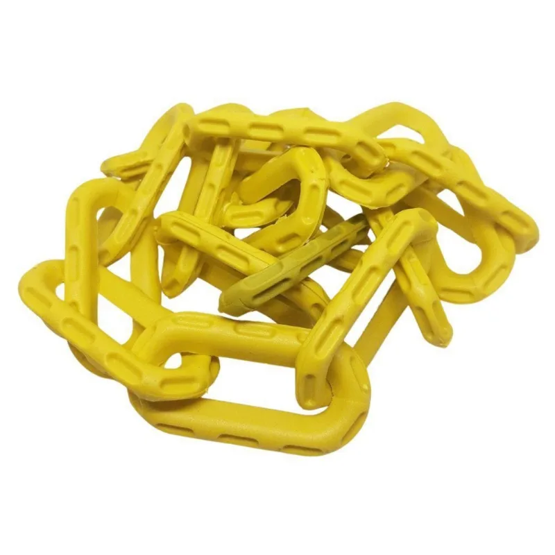 Corrente para Sinalização Elo Grande F103 80 METROS para Isolamento de Áreas Amarelo Ferreira Mold