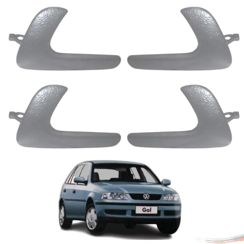 Kit 4 Maçanetas Puxador Interno Porta Gol Parati G2 G3 Metal