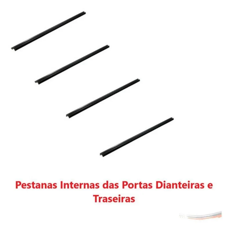 Kit Pestanas Internas Para Portas Dianteiras E Traseiras F103 Gm Astra Hatch-Sedan 4 Portas Uniflex