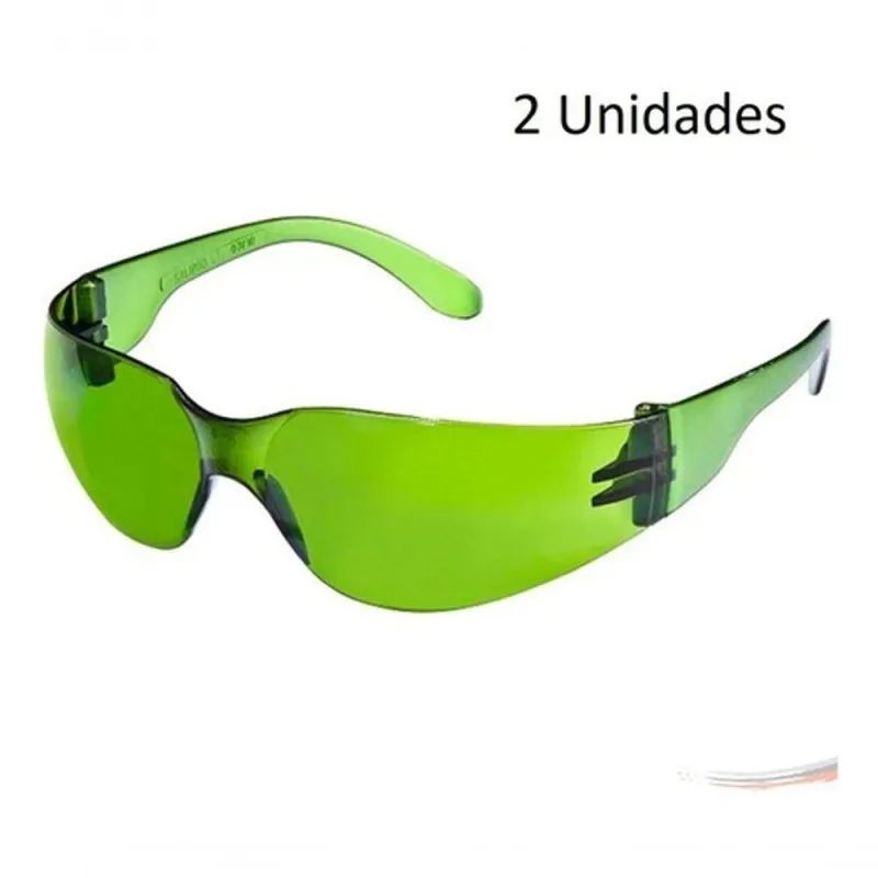 Óculos de Segurança Ferreira Mold Croma para Proteção dos Olhos com Lente Verde em Policarbonato KIT - OUTRAS