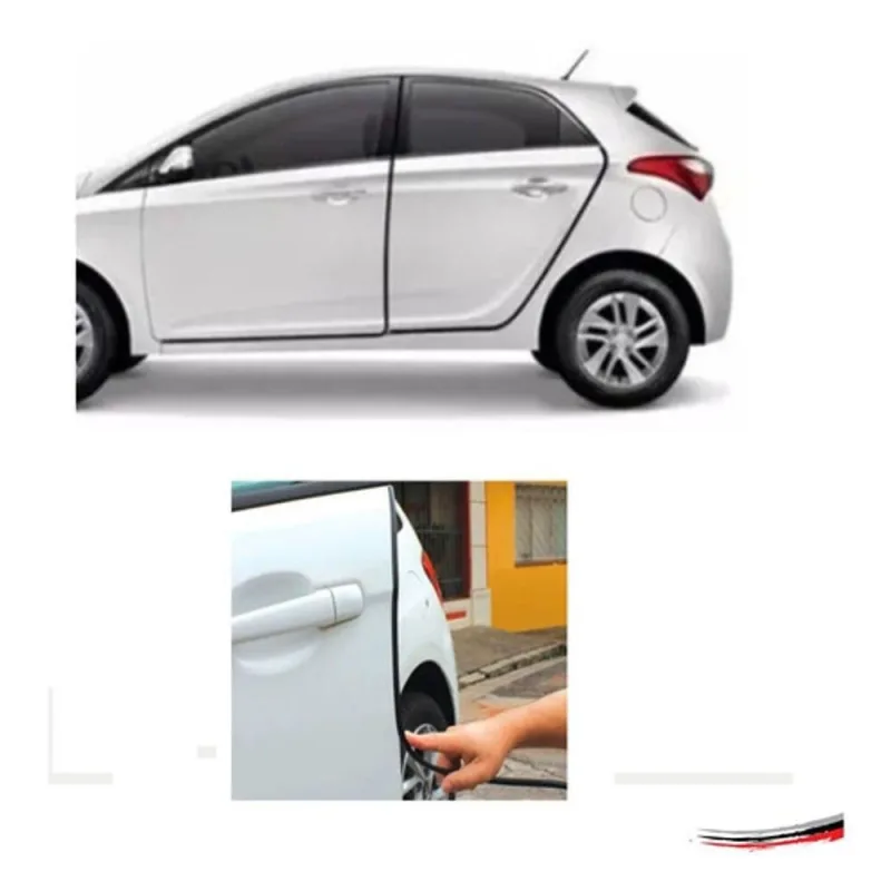 Protetor de Borracha de Porta F103 para Todos os Carros 7X10MM 5M Preto Uniflex - Uniflex - Livros