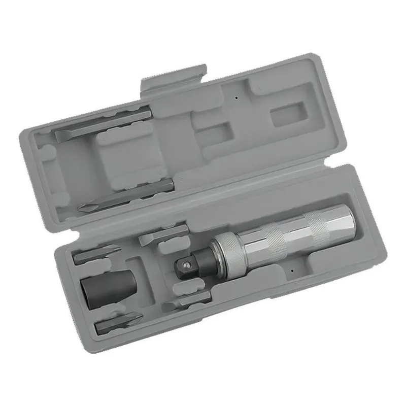 2x Kit Chave De Impacto Manual 1/2 Pol. Profissional Com Bit