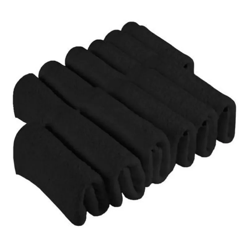 Toalha De Rosto Para Salão Preta Kit Com 10 Unidades - OUTRAS MARCAS - Cama, Mesa E Banho