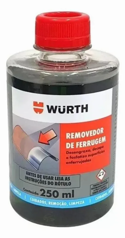 10x Removedor De Ferrugem Limpa Chassi Desengraxante Wurth