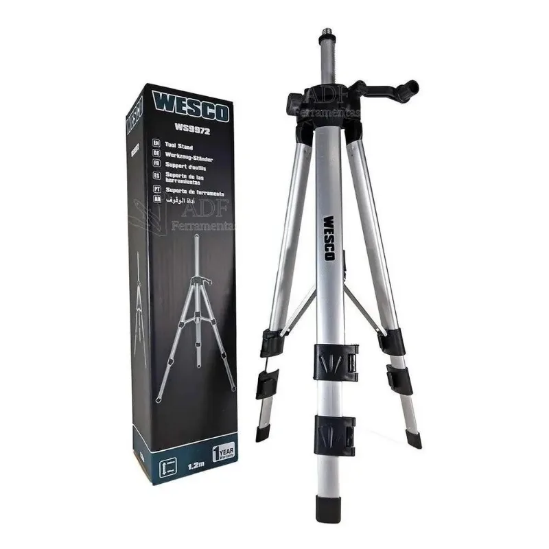Tripe Para Nivel A Laser Com Bolsa 1,2m Ws9972 Wesco