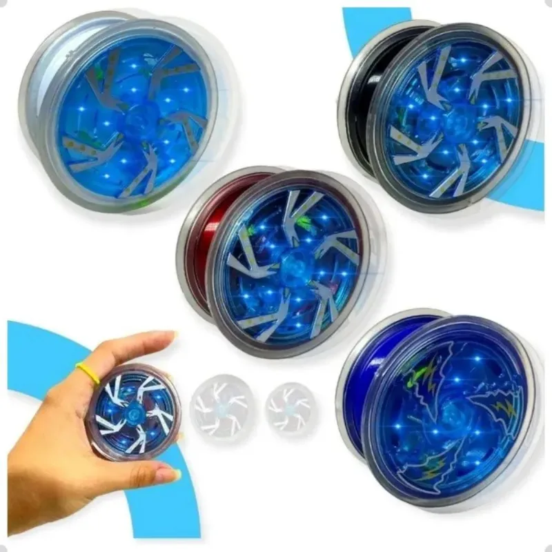 Brinquedo Infantil Super Ioiô Com Luz Led Profissional Cor S