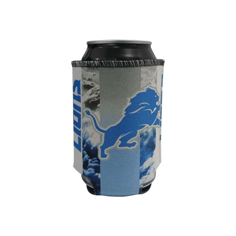 Porta Latinhas Neoprene Detroit Lions Nfl Azul