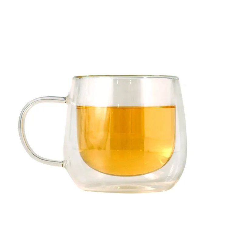 Caneca de Vidro Duplo Tea Shop 300ml
