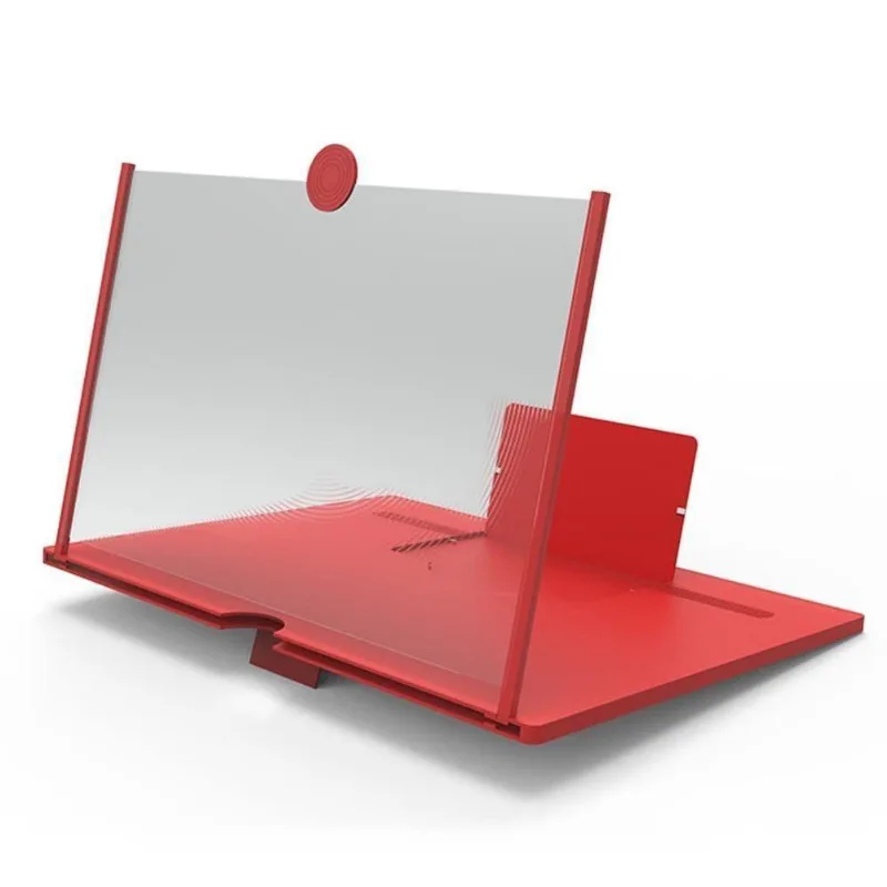 Tela Aumento Amplificadora De Imagem Para Smartphone F5 Vermelho - Bcs