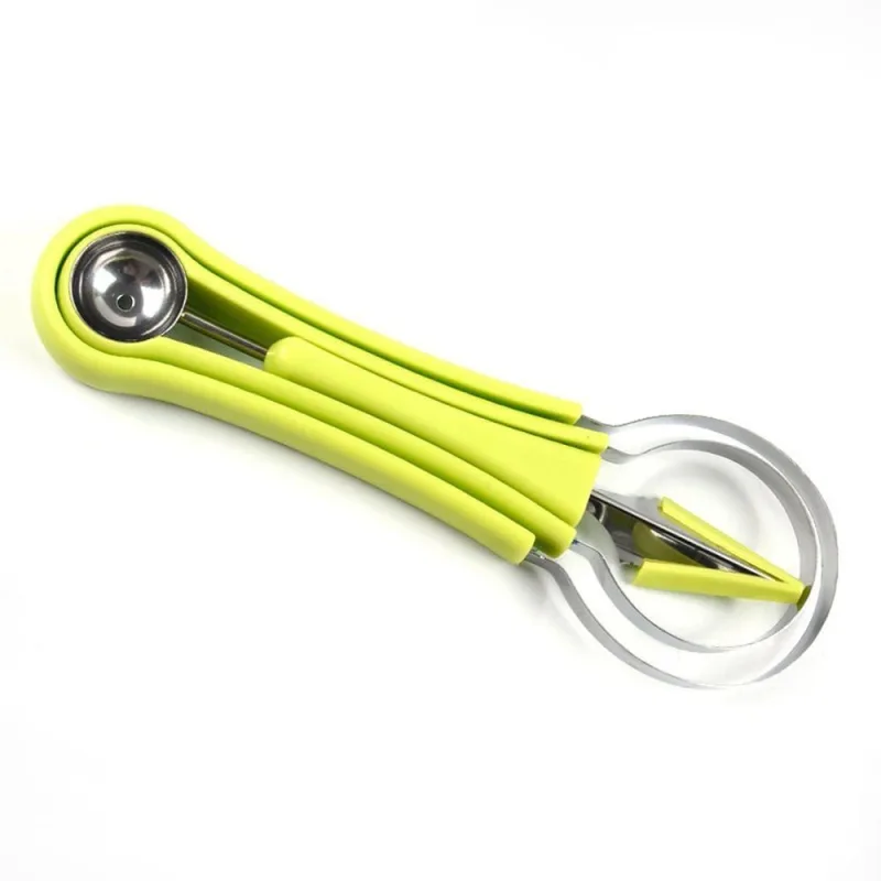 Fatiador De Frutas 4 Em 1 Cortador Melancia Melão Aço Inox - Shopmix