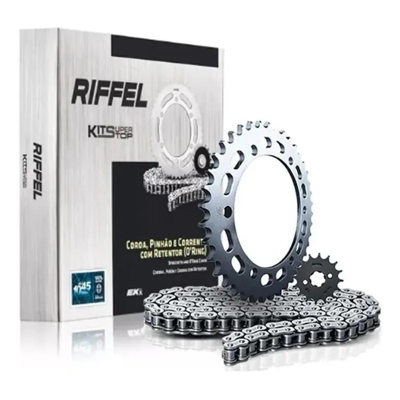 Kit Relação Ybr 125 Riffel Com Retentor 2003 Á 2008