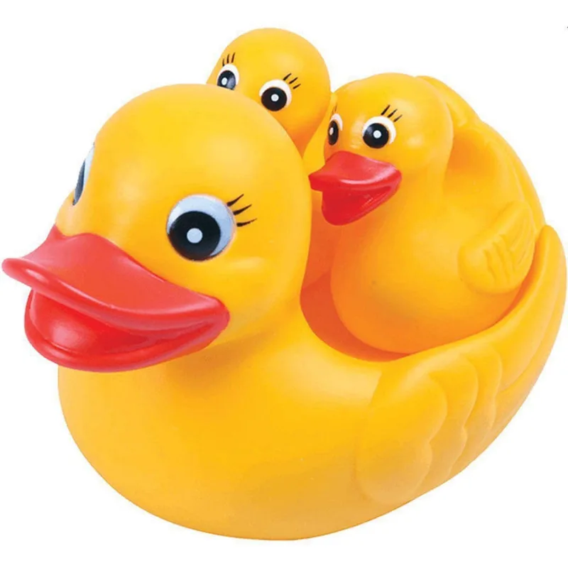 Conjunto 3 Patinhos De Borracha Para Banho - Pata Mãe
