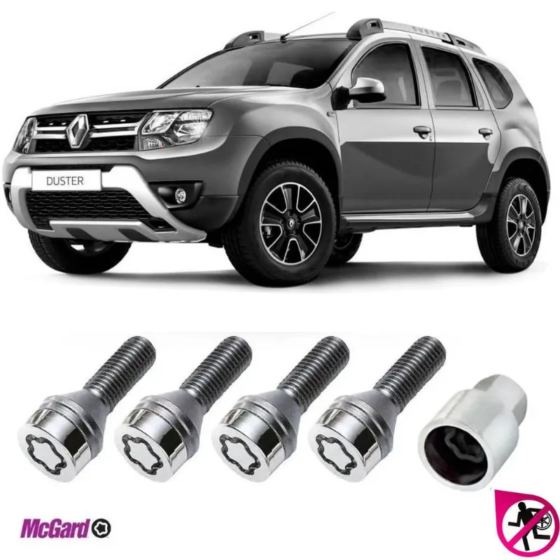Kit Parafuso Trava Antifurto Roda Renault Duster Original