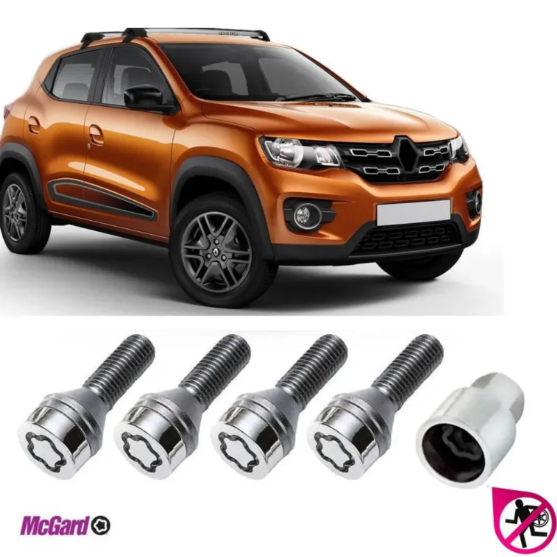 Kit Parafuso Trava Antifurto Roda Renault Kwid Original