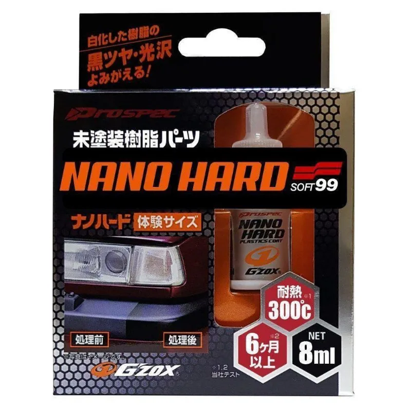 Restaurador Plástico Parachoque Farol Painel Nano Hard Coat