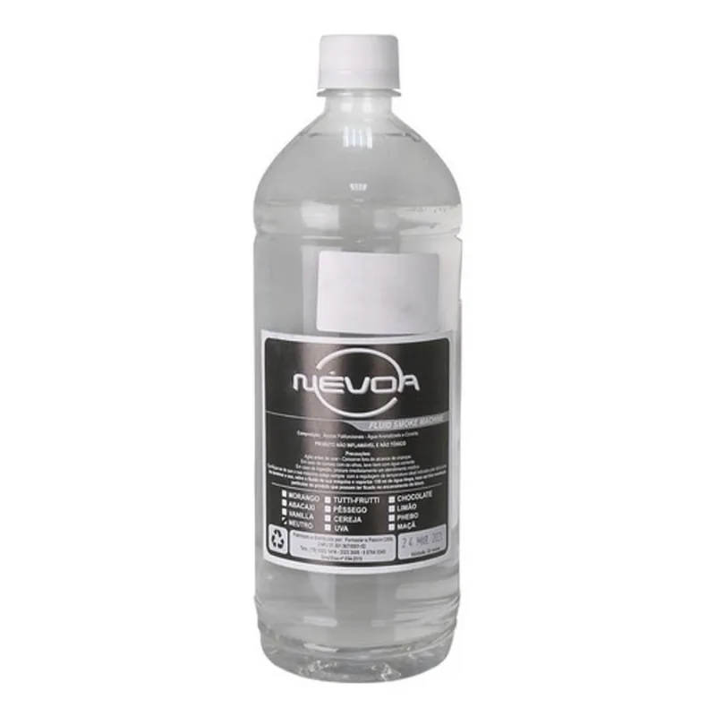 Liquido Para Maquina De Fumaça 1L Neutro Super Nevoa