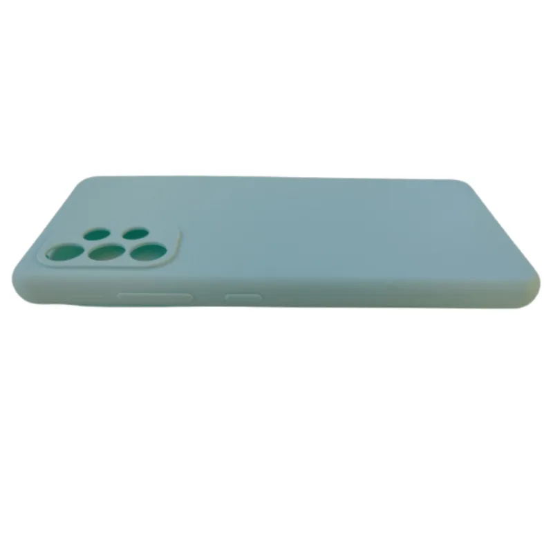 Capa Galaxy A32 4G Silicone com Proteção Câmera - Verde Chá