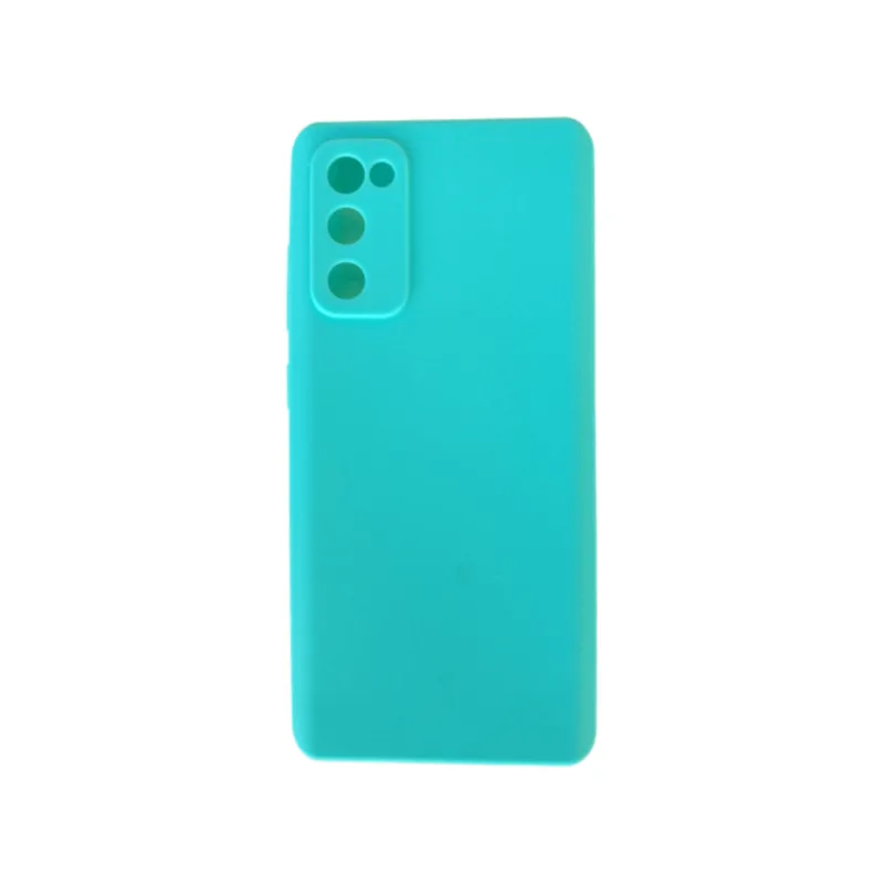 Capa Galaxy S20 FE Silicone Com Proteção Câmera - Verde Cana